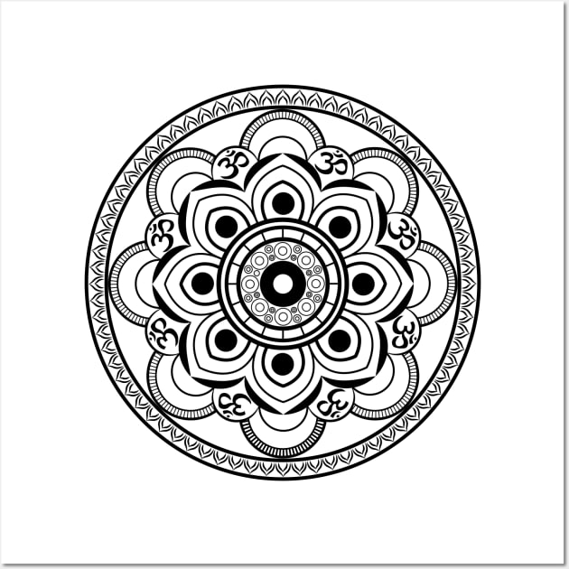 Mandala party design Wall Art by tridium